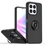 Forcell Honor X6b Q Shadow Ring Holder Θήκη Σιλικόνης - Tinted Black