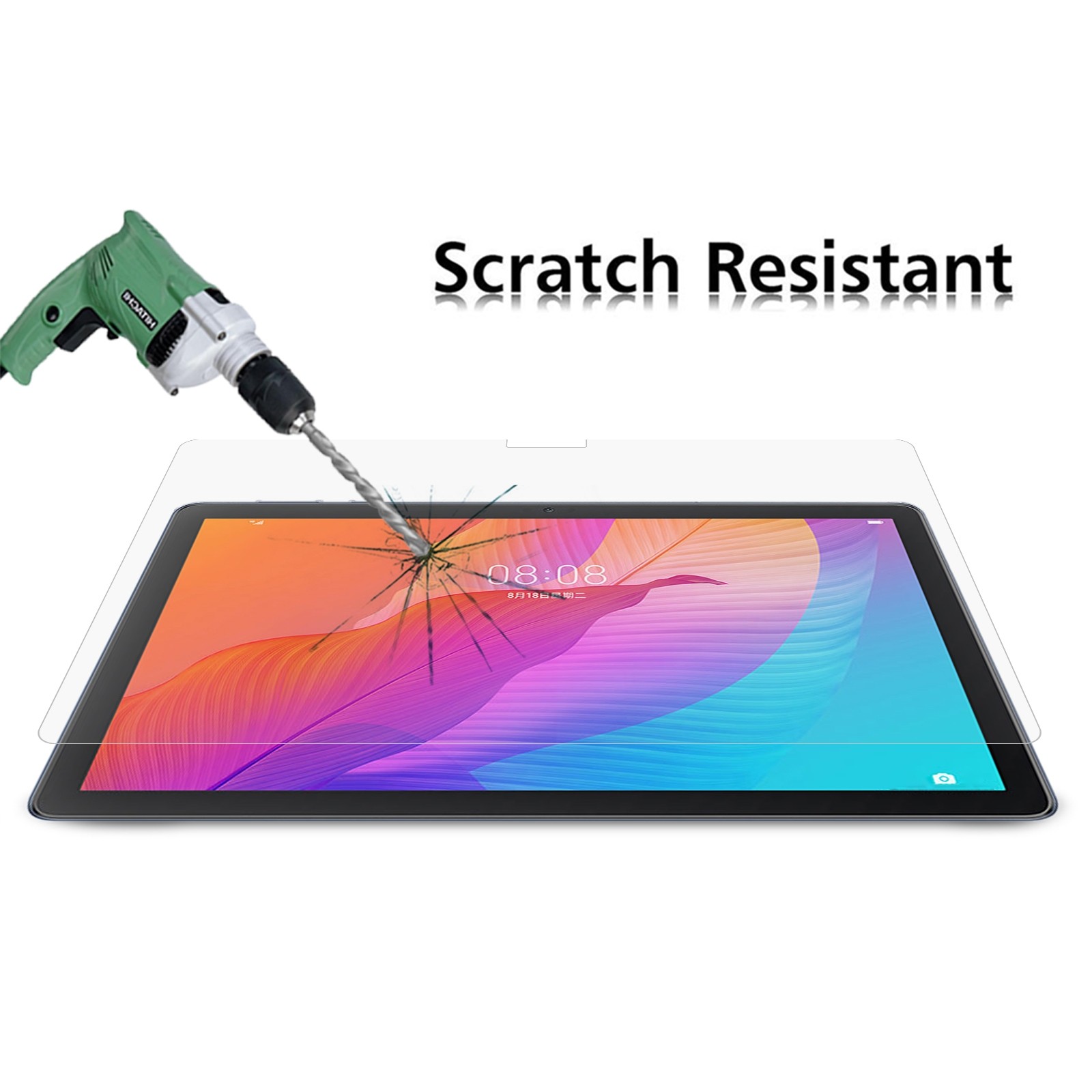Huawei MatePad T10 / T10s 10.1" Προστατευτικό Τζαμάκι 9H 2.5D Explosion-proof Tempered Tablet Glass Film