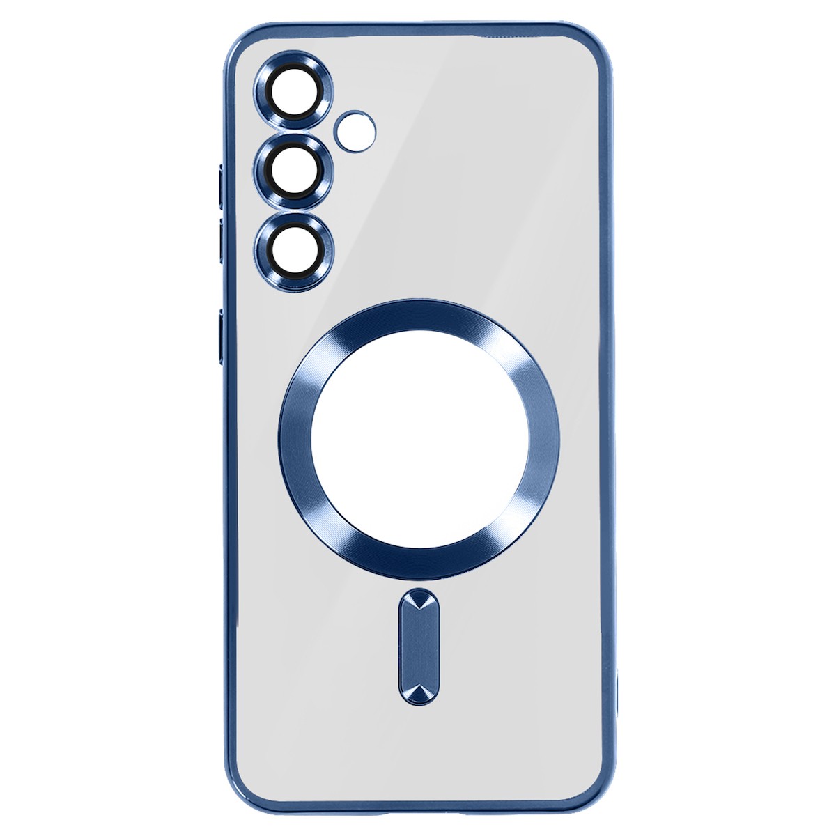 Forcell Samsung Galaxy S24 5G Magsafe Electro Θήκη Σκληρή Διάφανη - Blue