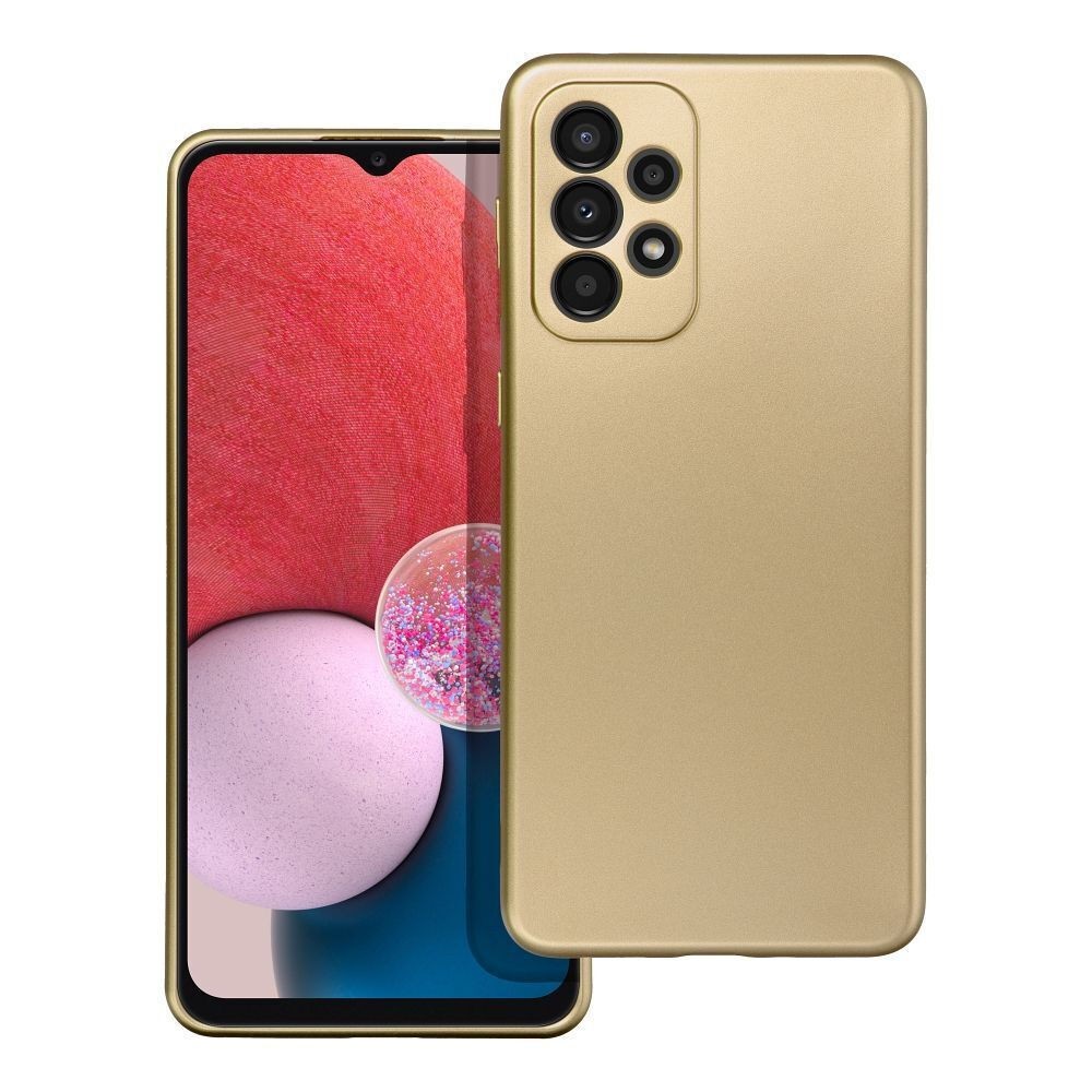 Forcell Samsung Galaxy A53 5G Metallic Θήκη Σιλικόνης - Gold