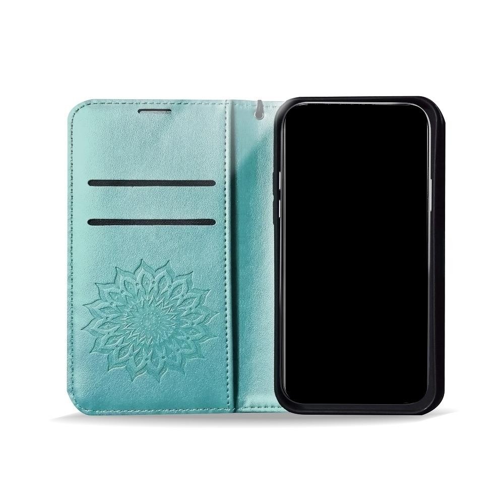 Samsung Galaxy S21 FE Θήκη Βιβλίο Πράσινο Forcell Mezzo Book Case Mandala Green
