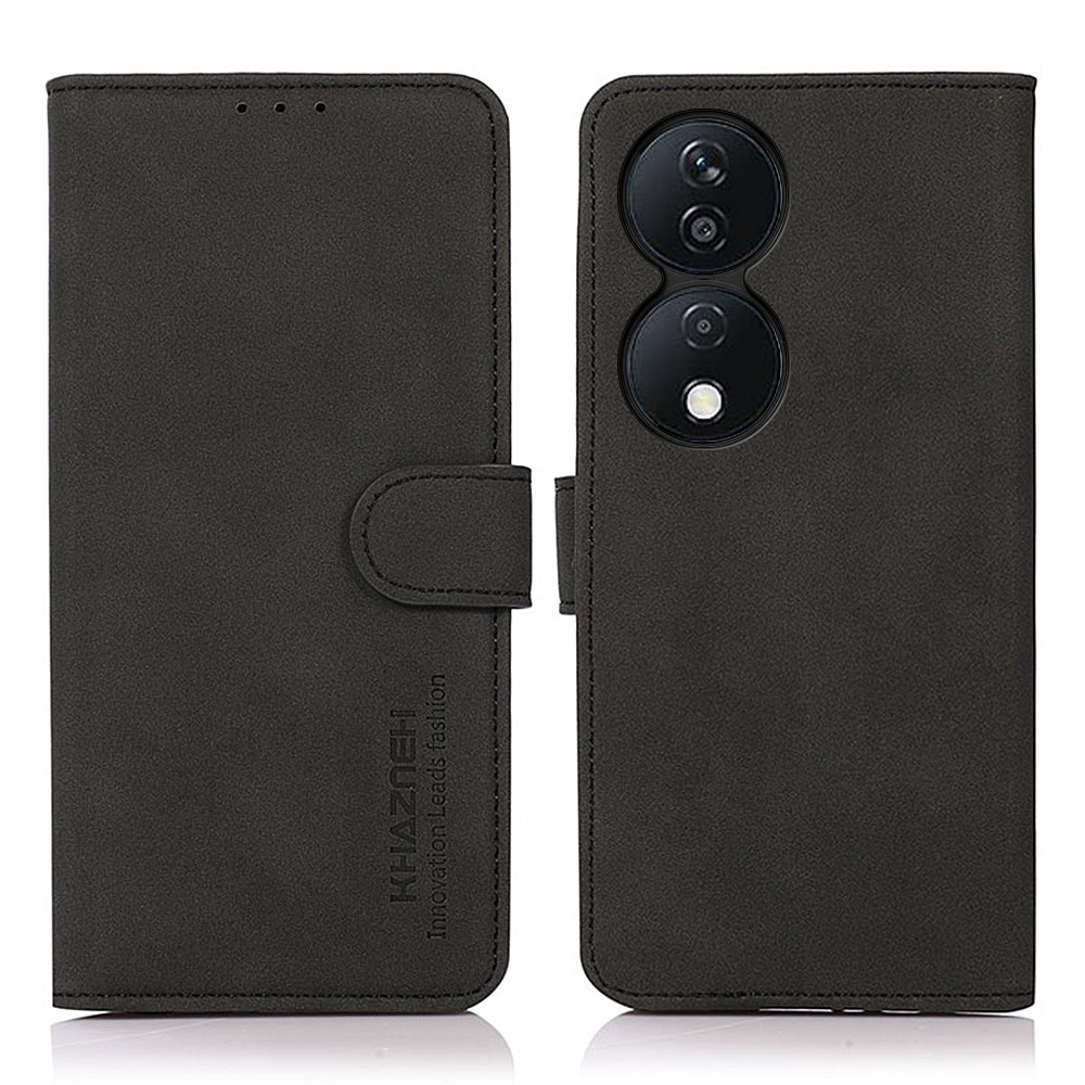 KHAZNEH Honor X7Β 4G / X7B 5G / Honor 90 Matte Texture Θήκη Βιβλίο - Black