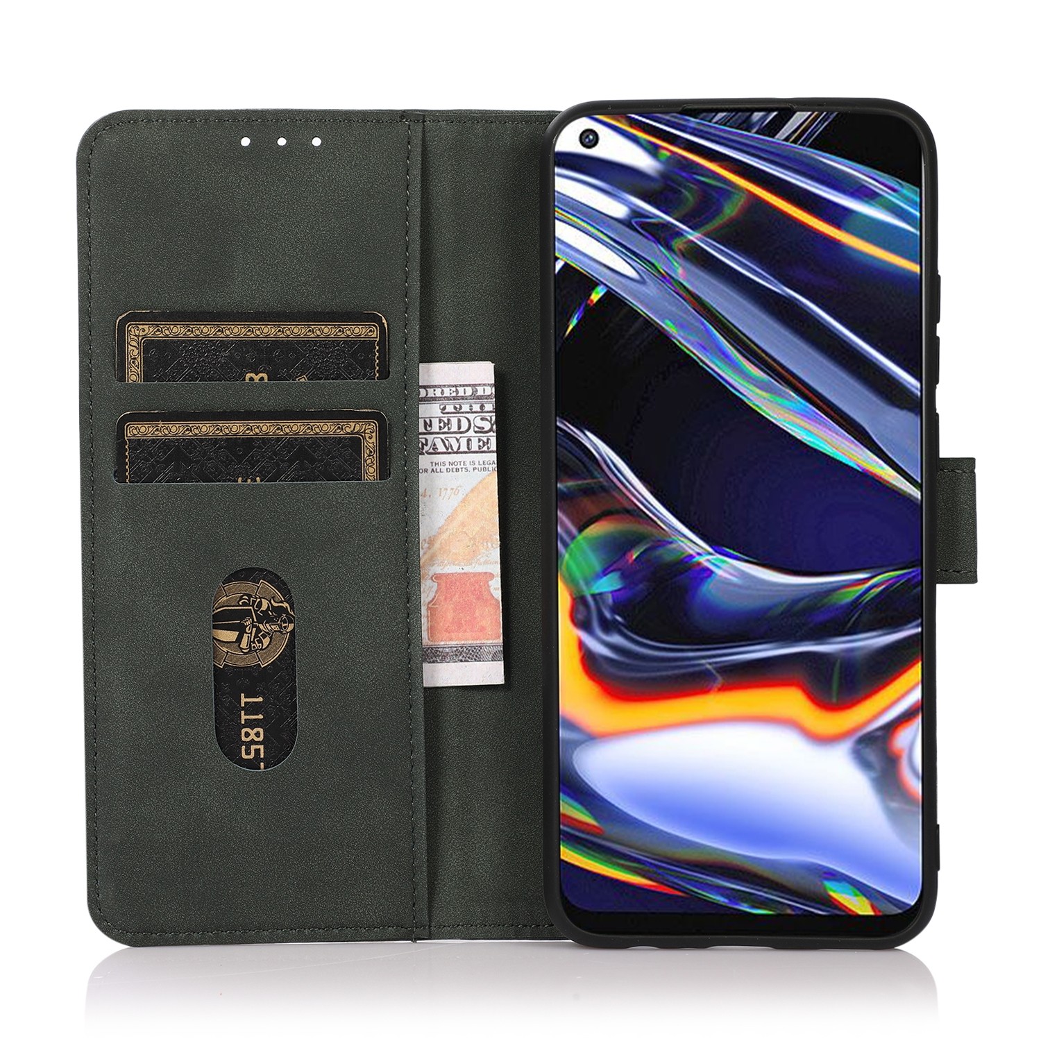 KHAZNEH Honor X7Β 4G / X7B 5G / Honor 90 Matte Texture Θήκη Βιβλίο - Green