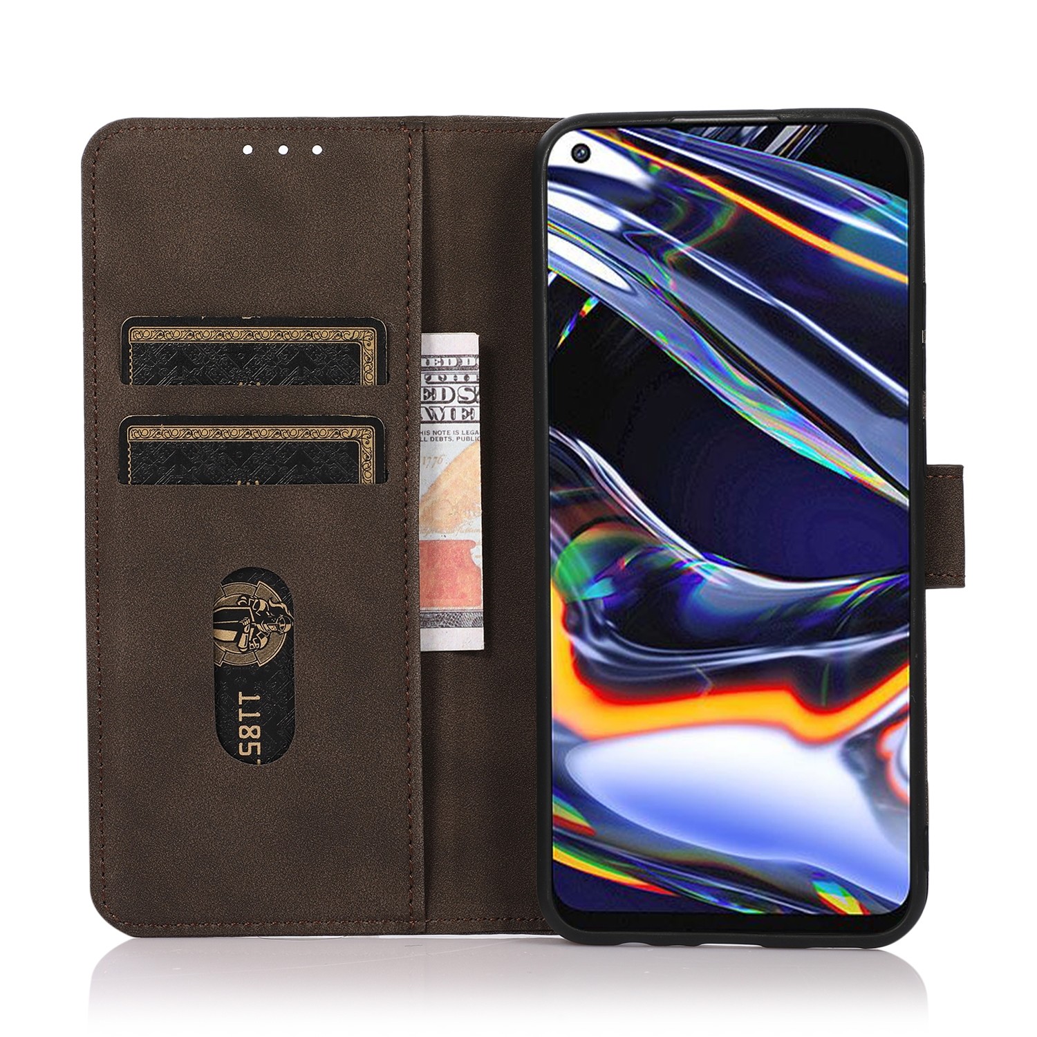KHAZNEH Honor X7Β 4G / X7B 5G / Honor 90 Matte Texture Θήκη Βιβλίο - Brown