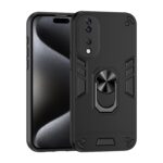 Forcell Honor X7Β 4G / X7B 5G / Honor 90 Metal Ring Holder Θήκη Σκληρή - Black