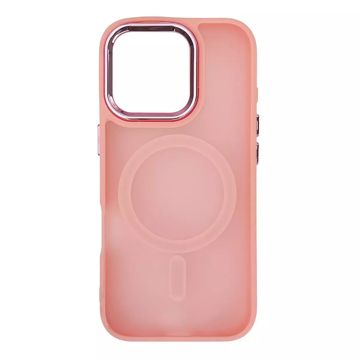 Forcell iPhone 16 Pro MagSafe Magnetic Θήκη Σιλικόνης - Pink
