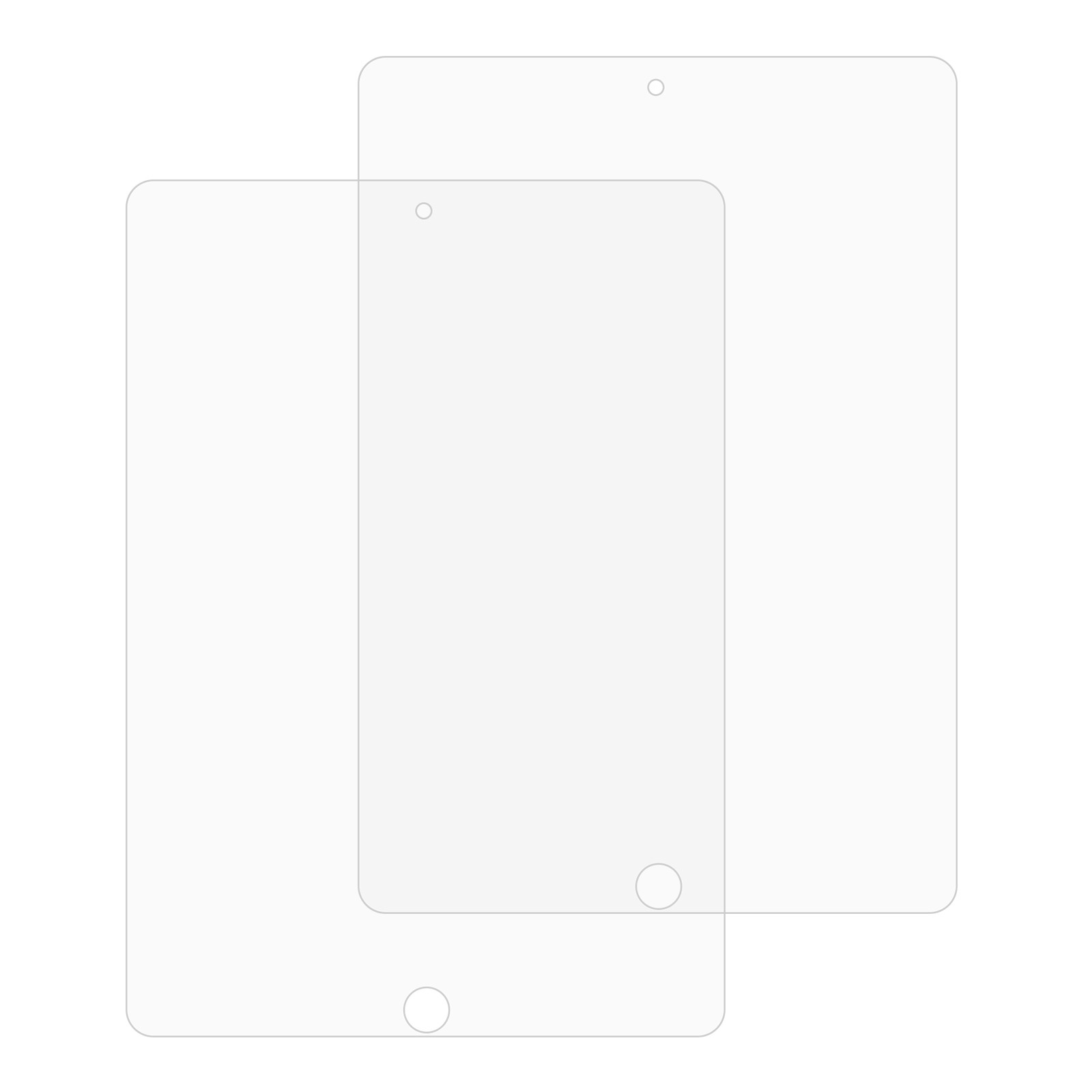 Apple iPad 9.7" 2017 / 2018 Προστατευτικό Τζαμάκι 2 PCS 9H 2.5D Explosion-proof Tempered Glass Film