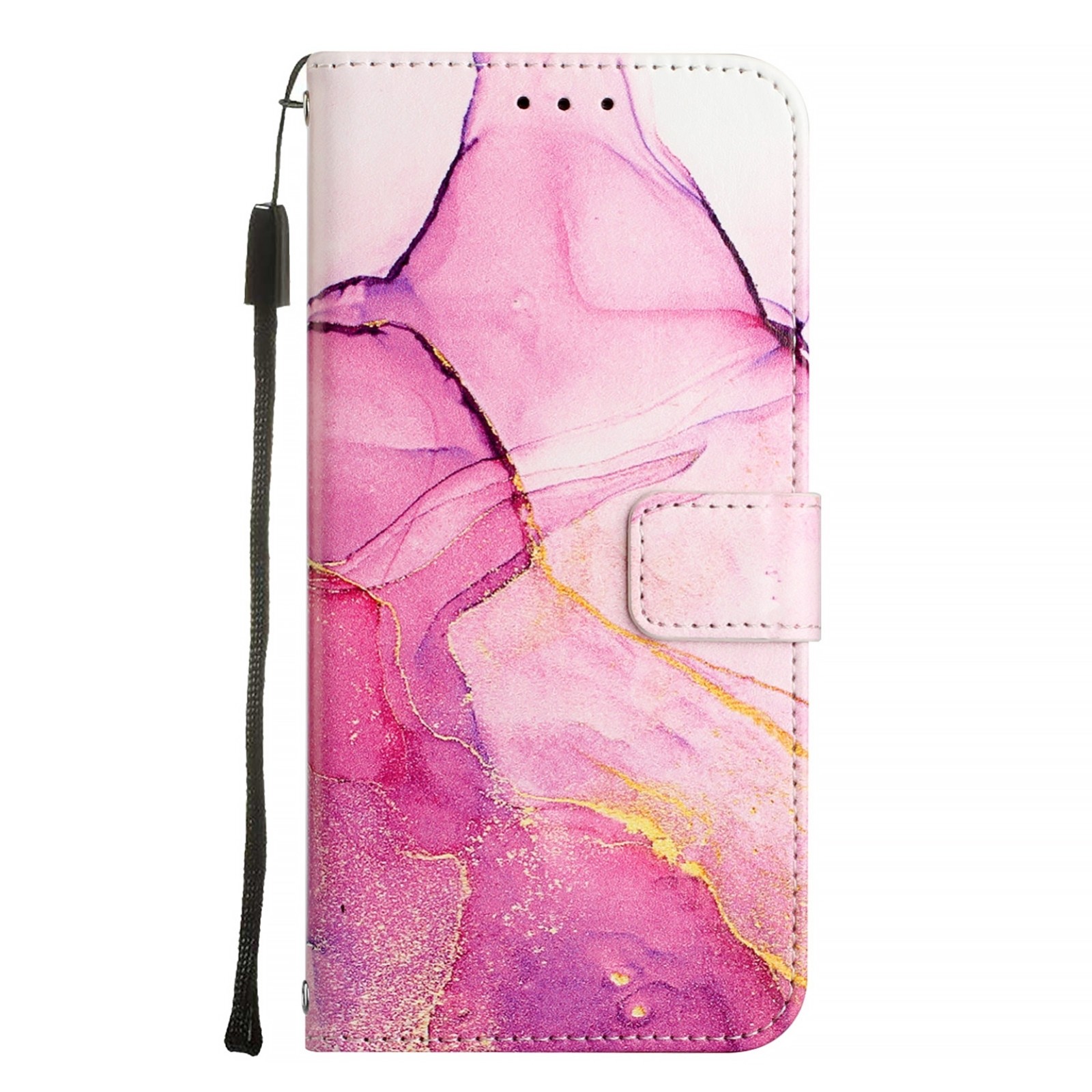 Tel1 TCL 505 Marble Pattern Θήκη Βιβλίο - Pink