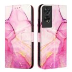 Tel1 TCL 505 Marble Pattern Θήκη Βιβλίο - Pink