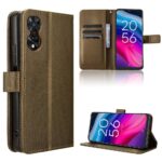 Tel1 TCL 505 Diamond Texture Θήκη Βιβλίο - Brown