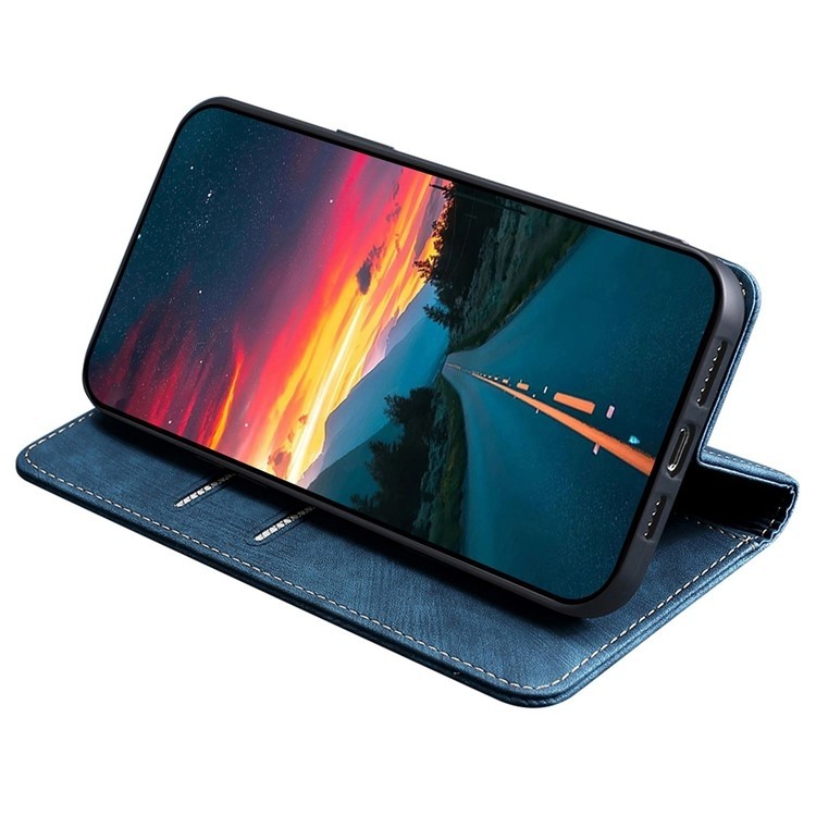 Tel1 TCL 505 Skin Feel Anti-theft Θήκη βιβλίο - Blue