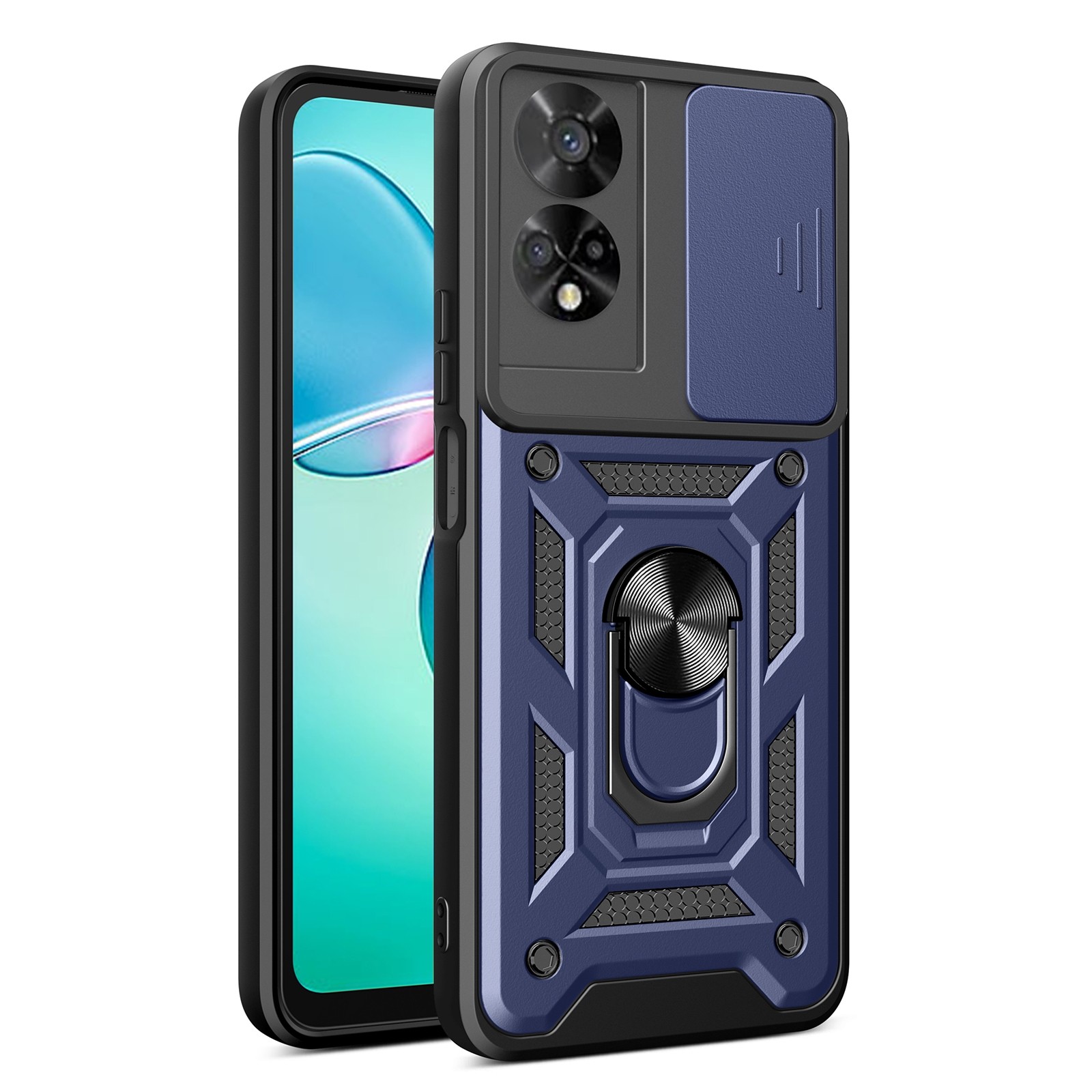 Forcell TCL 50 SE Sliding Camera Θήκη Σκληρή - Blue