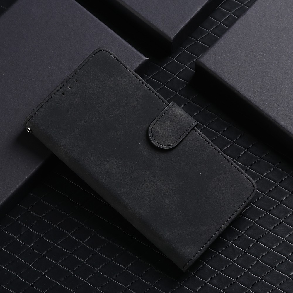 Tel1 TCL 50 SE Skin Feel Magnetic Flip Θήκη Βιβλίο - Black