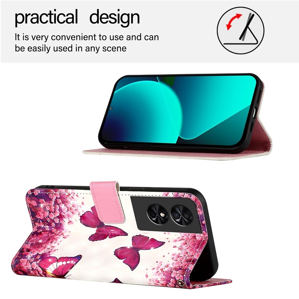 Tel1 TCL 50 SE 3D Painting Θήκη Βιβλίο με Σχέδιο