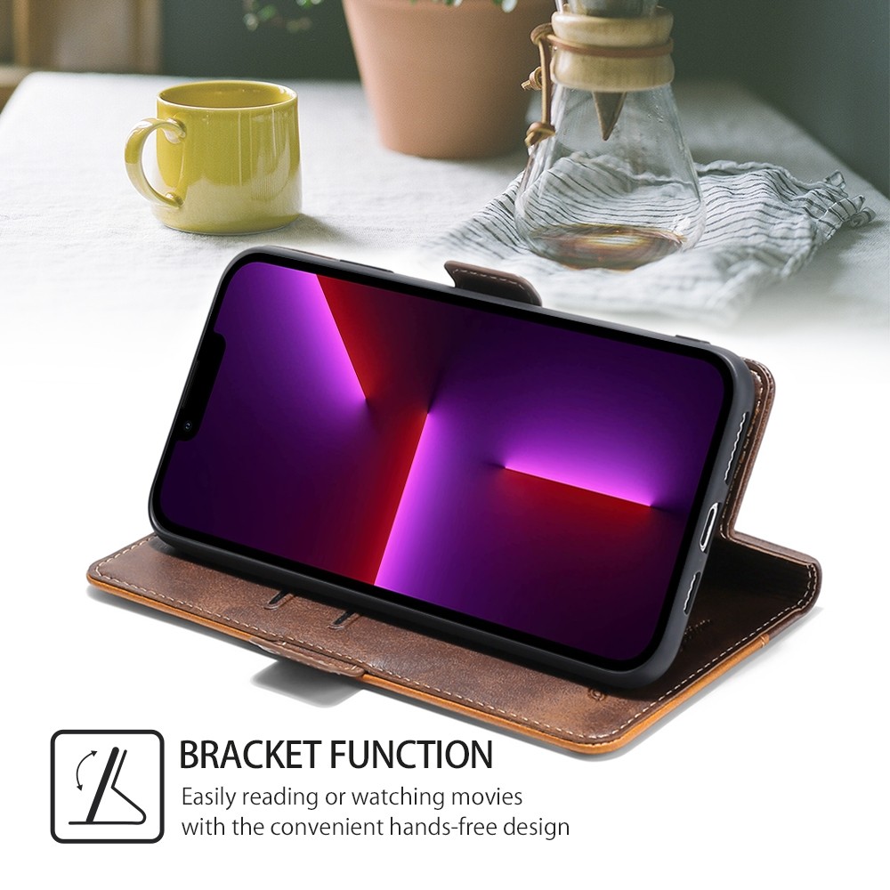 Tel1 TCL 50 SE Contrast Color Side Buckle Θήκη Βιβλίο - Brown