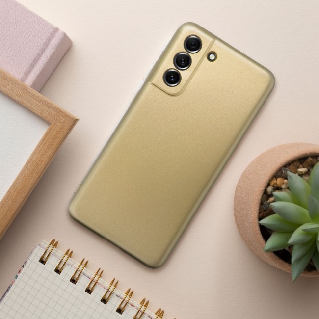 Forcell Samsung Galaxy A15 5G / A15 4G Metallic Θήκη Σιλικόνης - Gold