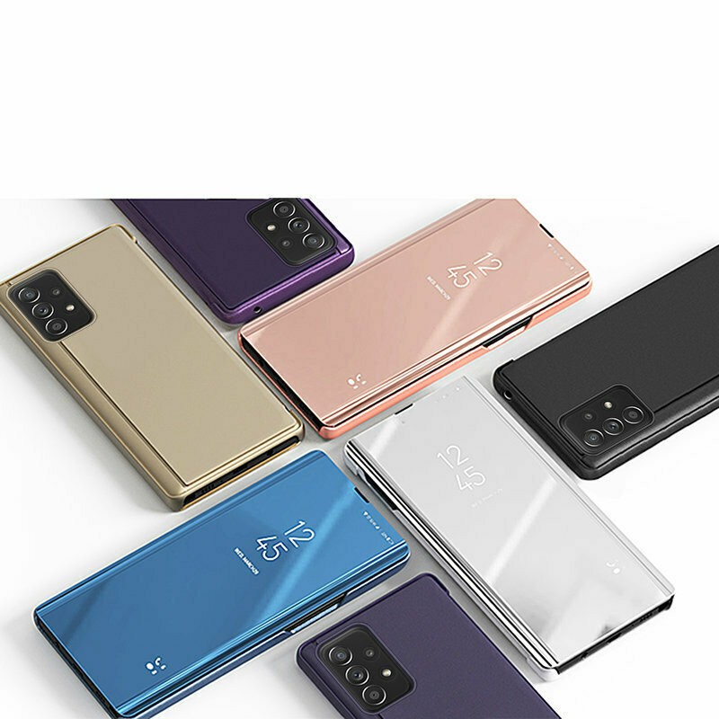 Tel1 Samsung Galaxy A53 5G Clear View Stand Θήκη Βιβλίο - Pink