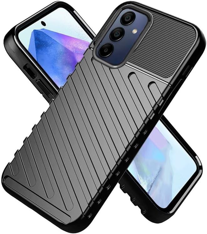 Forcell Samsung Galaxy A53 5G Thunderbolt Shockproof Θήκη Σιλικόνης - Black