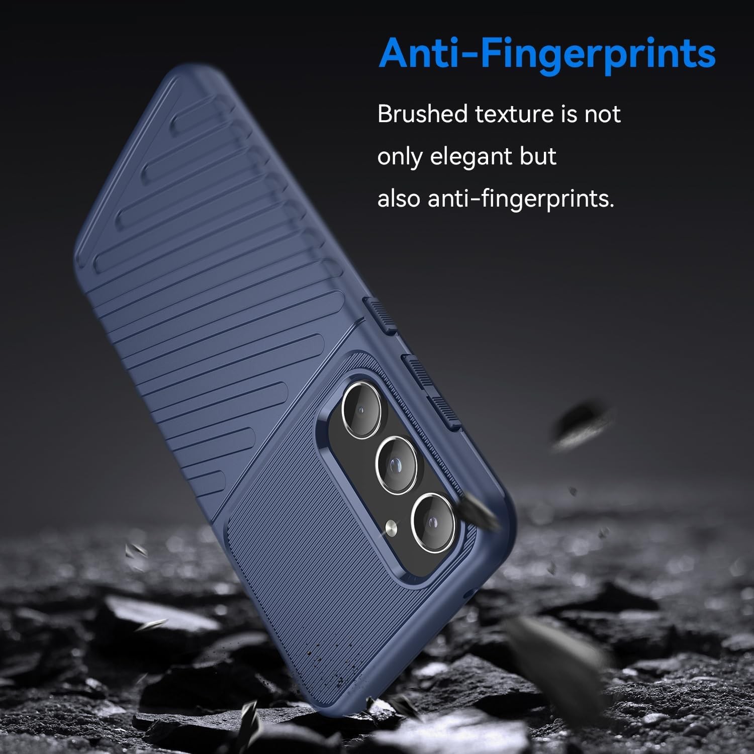 Forcell Samsung Galaxy A53 5G Thunderbolt Shockproof Θήκη Σιλικόνης - Blue