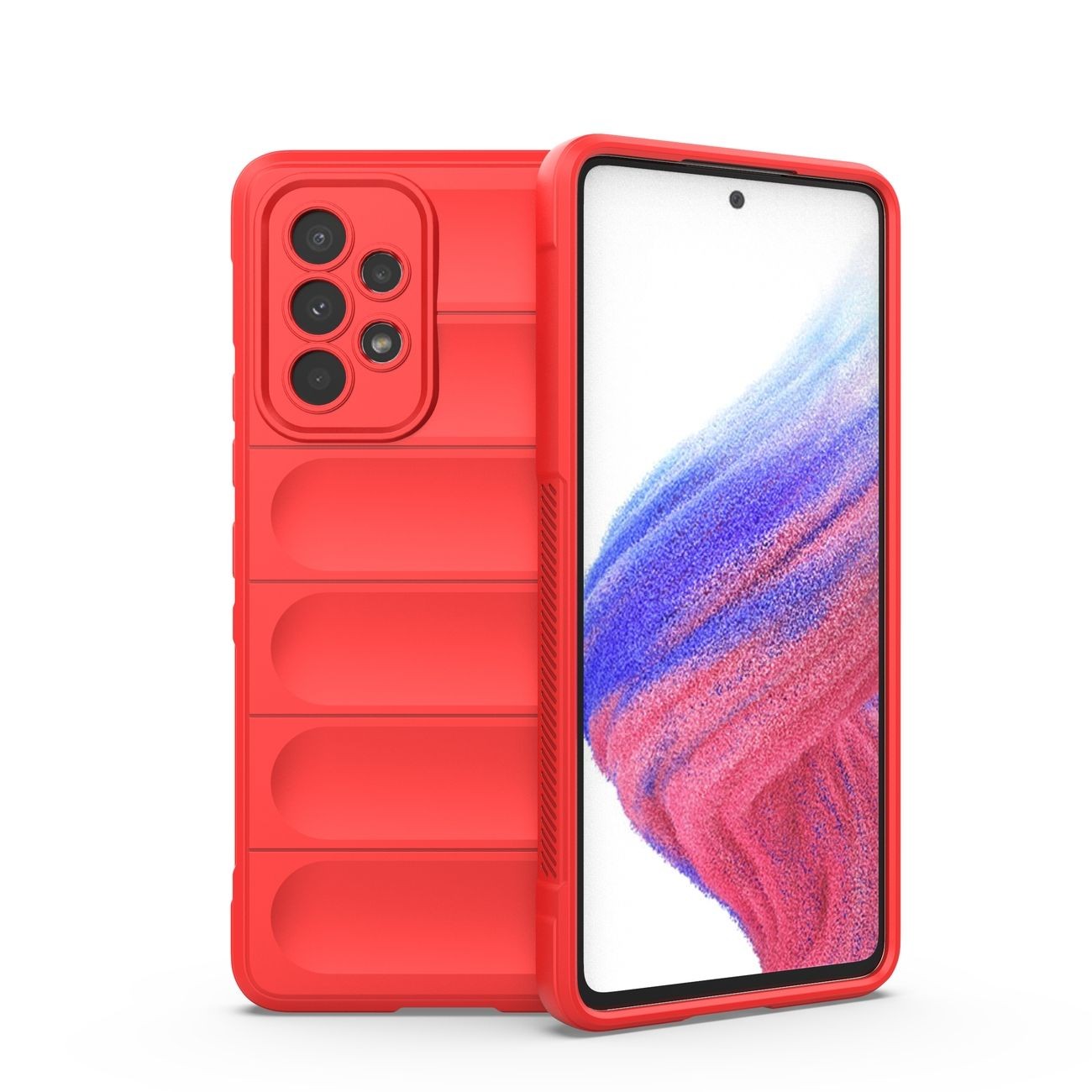 Forcell Samsung Galaxy A53 5G Magic Shield Θήκη Σιλικόνης - Red