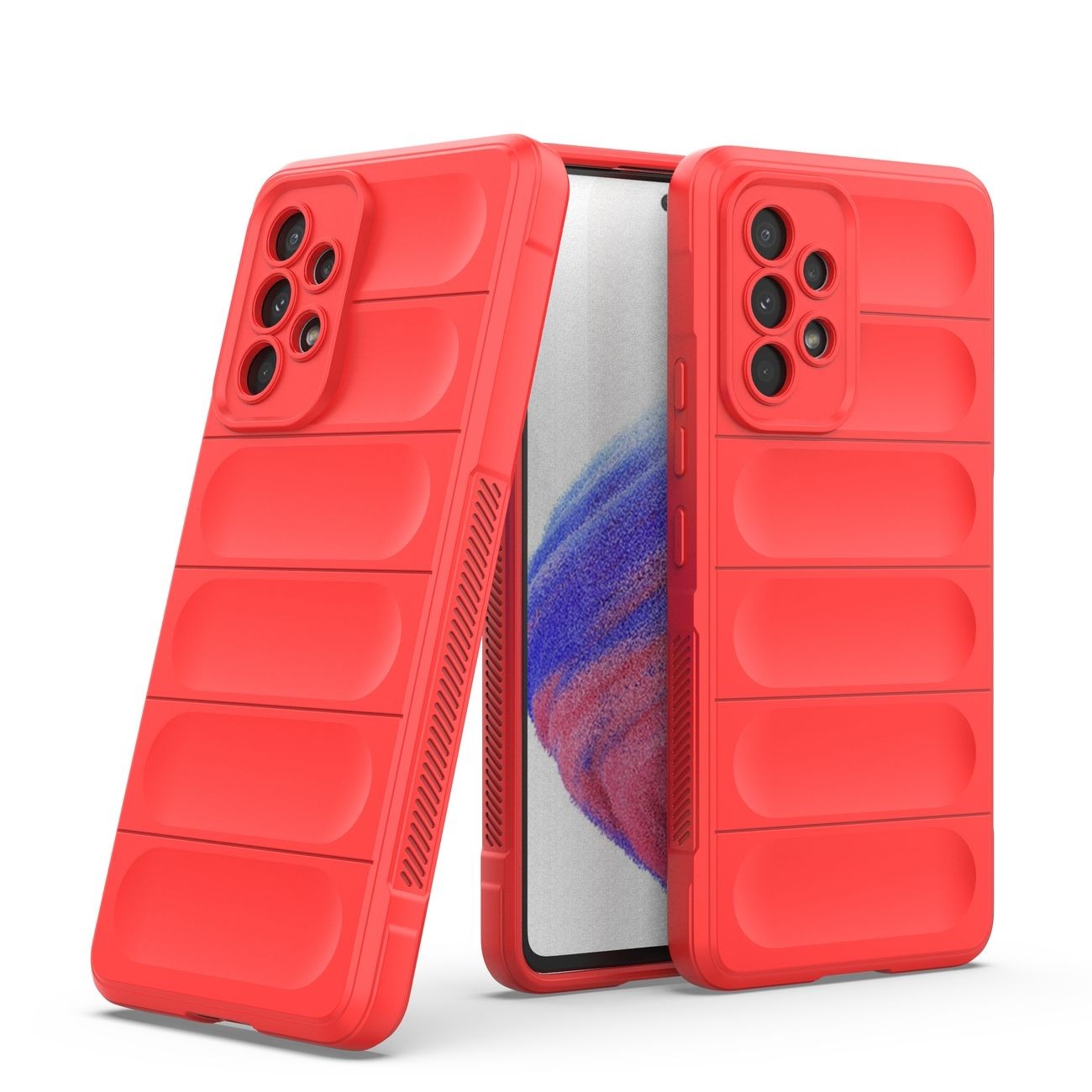 Forcell Samsung Galaxy A53 5G Magic Shield Θήκη Σιλικόνης - Red