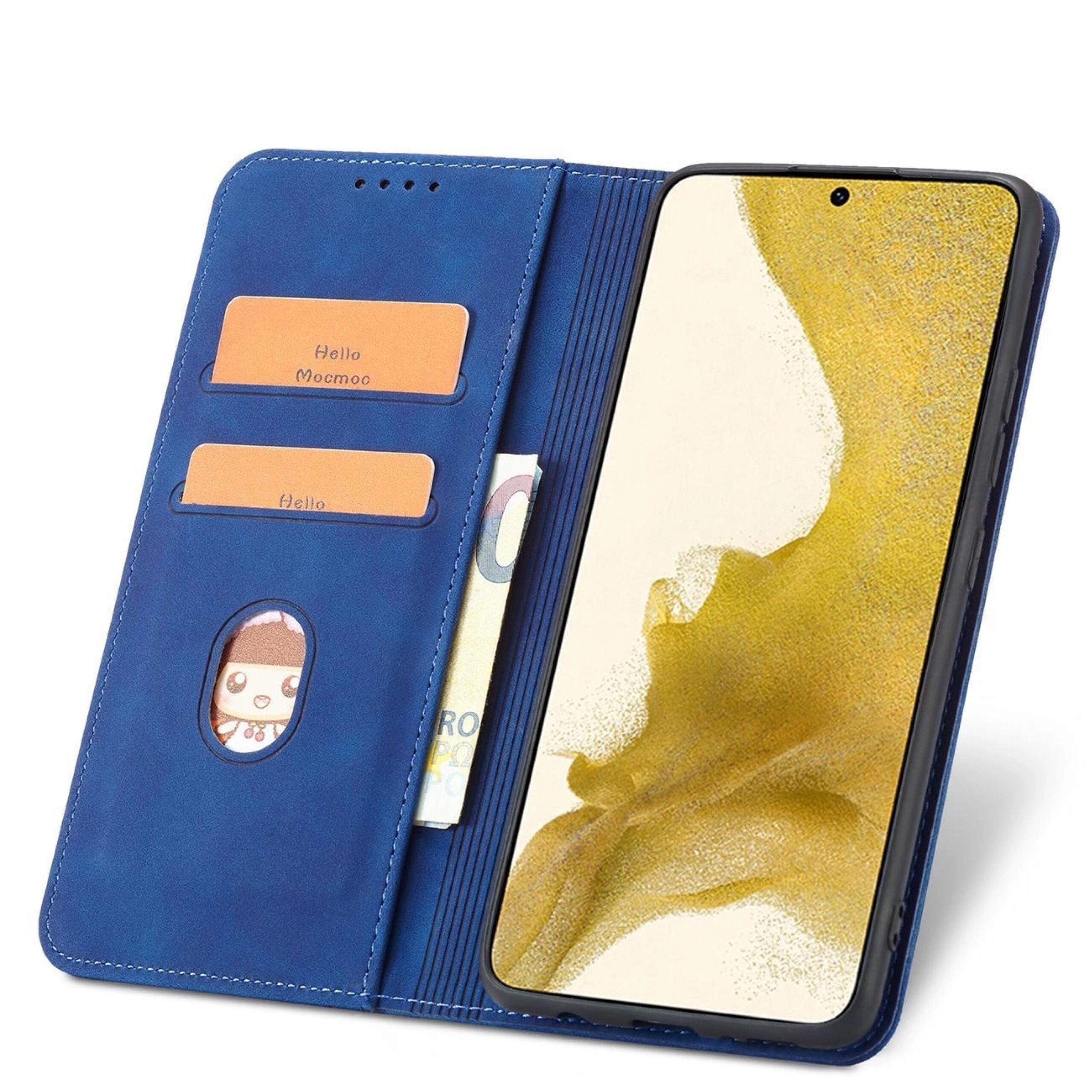Tel1 Samsung Galaxy S23 Ultra 5G Magnet Fancy Θήκη Βιβλίο - Blue