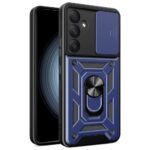 Forcell Samsung S23 5G Sliding Camera With Holder Θήκη Σκληρή - Blue