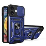 Forcell iPhone 16 Plus Hybrid Armor Camshield Θήκη Σκληρή - Blue