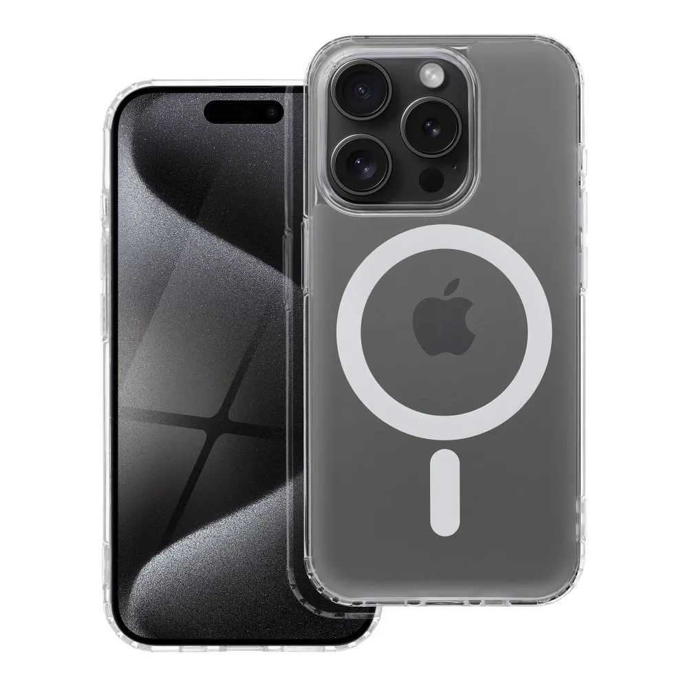 Forcell iPhone 13 Pro MagSafe Frost Θήκη Σιλικόνης - Διάφανη