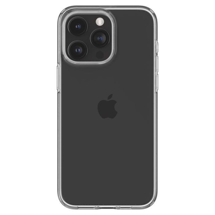 Spigen iPhone 15 Pro Liquid Crystal Back Cover Θήκη Σιλικόνης TPU - Διάφανη