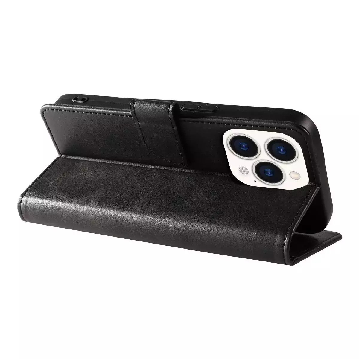 Tel1 iPhone 16 Pro Θήκη Βιβλίο - Black