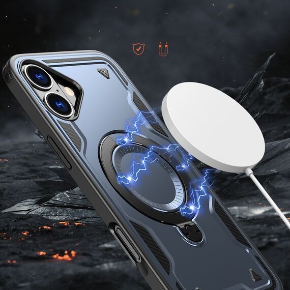 Forcell iPhone 16 MagSafe Θήκη Σκληρή - Navy Blue