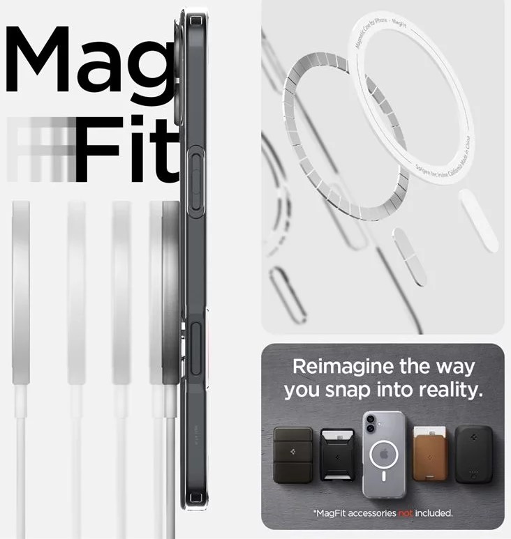 Spigen iPhone 16 MagSafe Liquid Crystal Θήκη - Διάφανη ACS08390