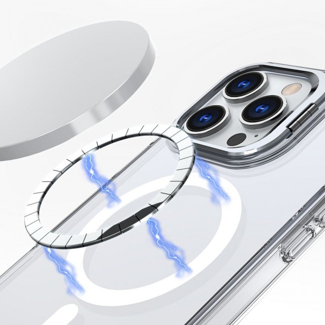 Tech Protect iPhone 16 MagSafe Matte Θήκη Σιλικόνης - Διάφανη