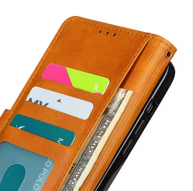 Tel1 iPhone 11 Jeans Θήκη Βιβλίο - Grey Brown
