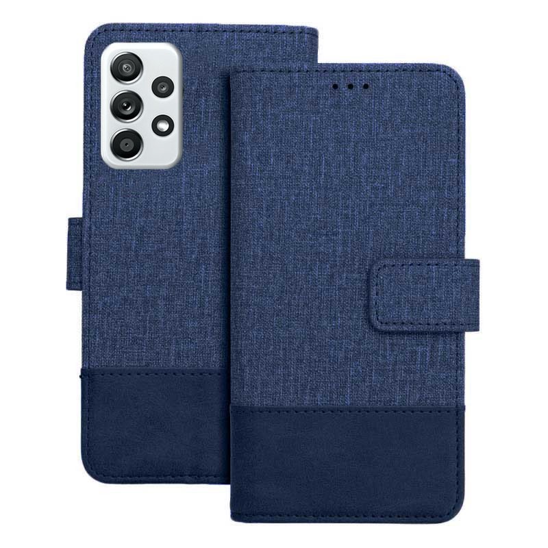 Tel1 Samsung Galaxy A52 4G / A52 5G / A52s Gomma Θήκη Βιβλίο - Blue