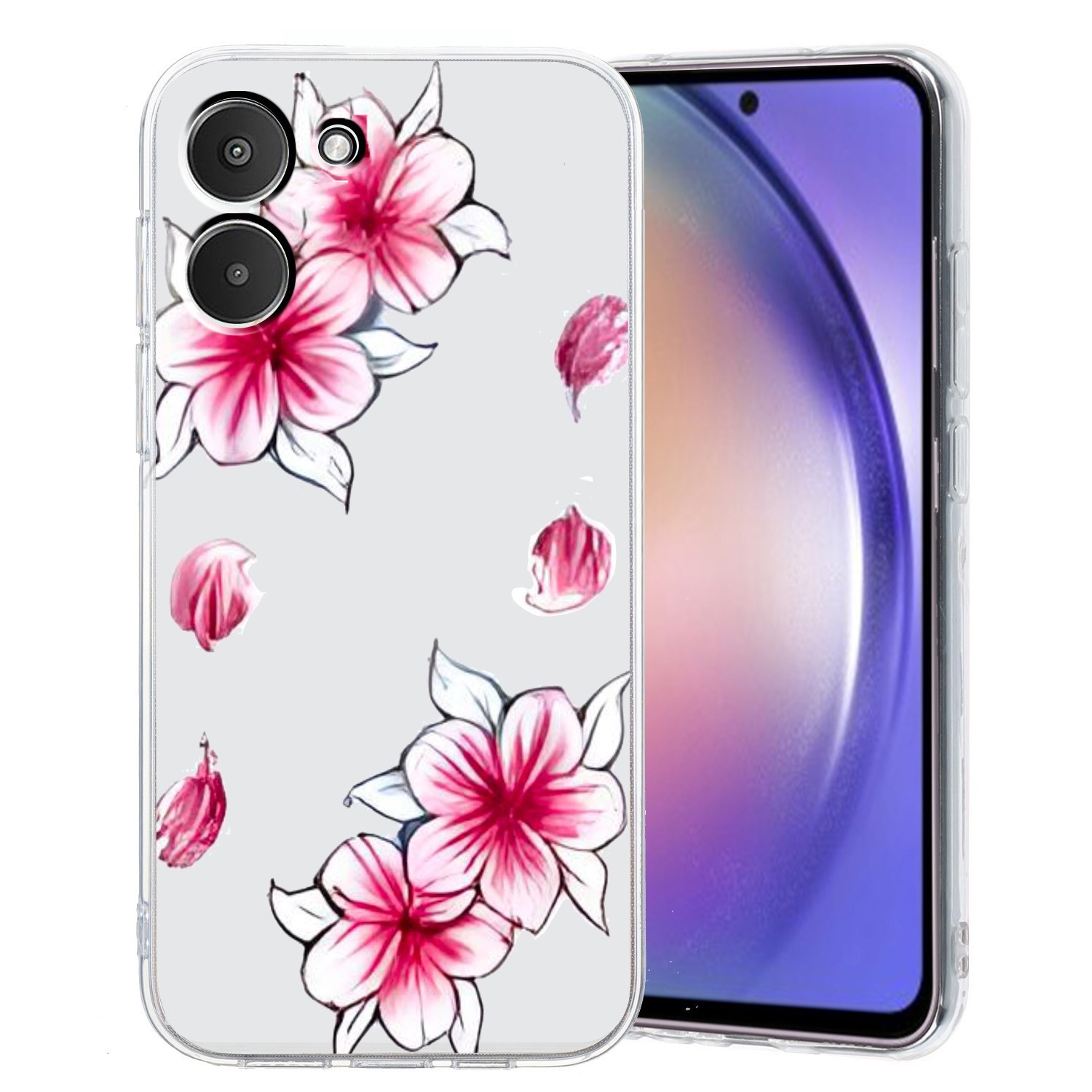 Forcell Xiaomi Poco C65 / Xiaomi Redmi 13C 4G Colored Drawing Θήκη Σιλικόνης Διάφανη με Σχέδιο
