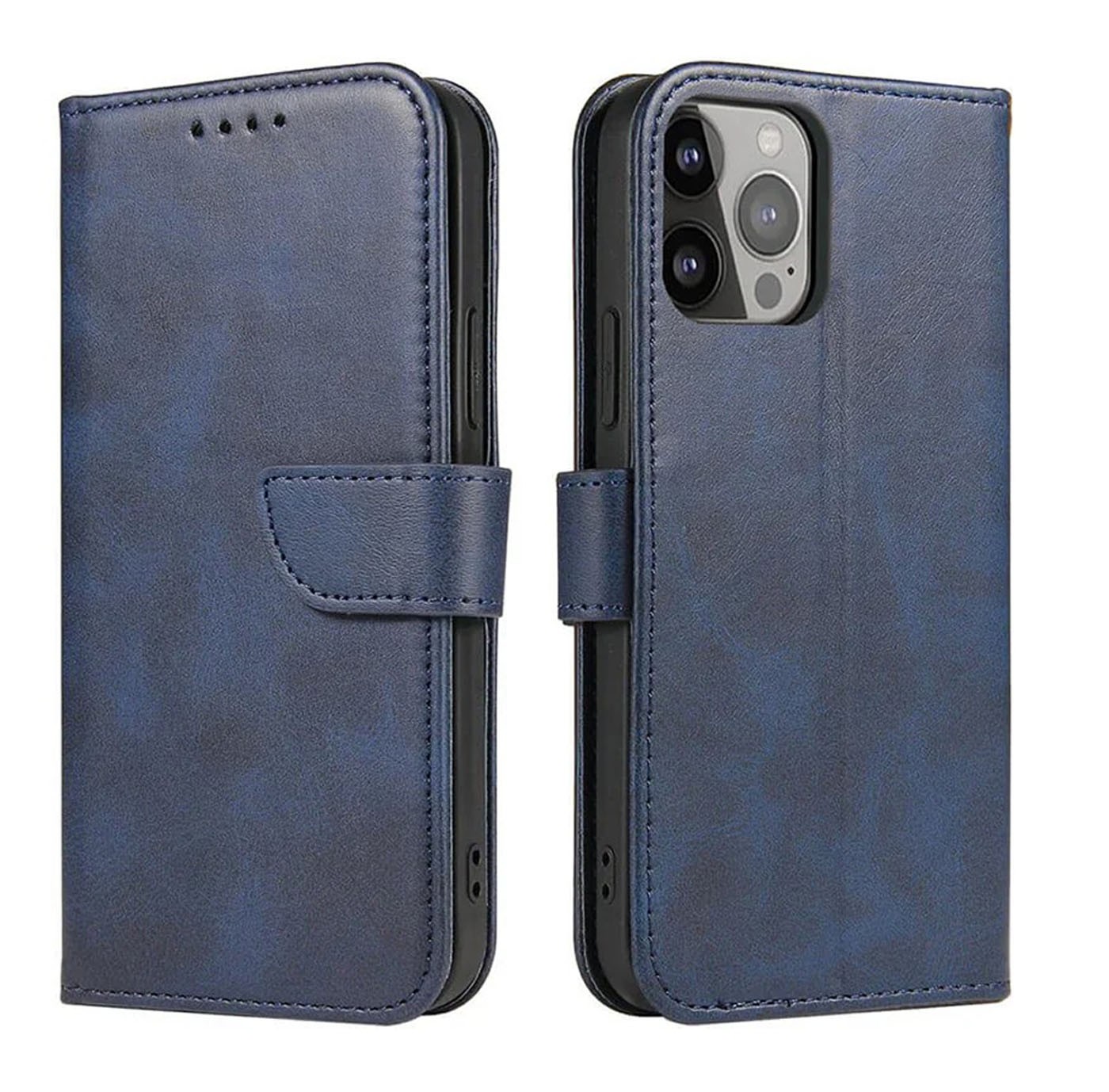 Tel1 iPhone 15 Pro Max Elegant Θήκη Βιβλίο - Blue