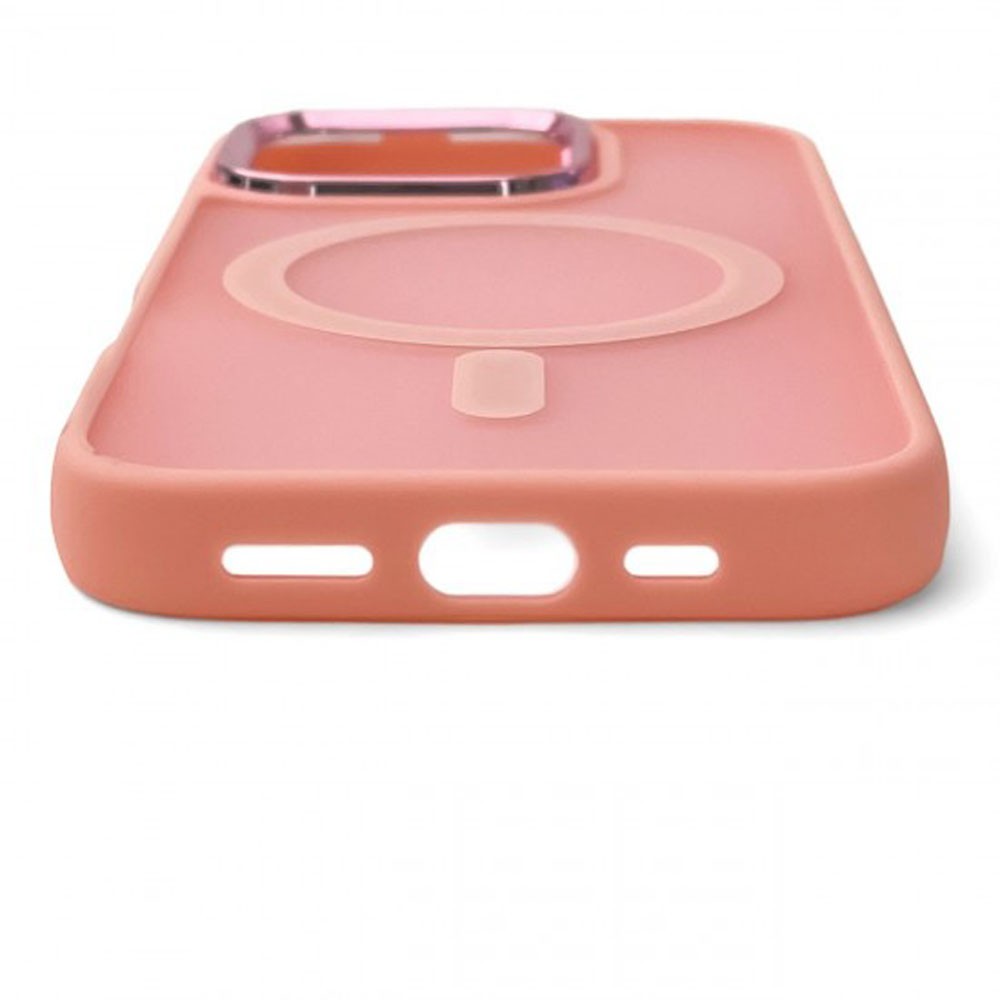 Forcell iPhone 16 Pro MagSafe Magnetic Θήκη Σιλικόνης - Pink