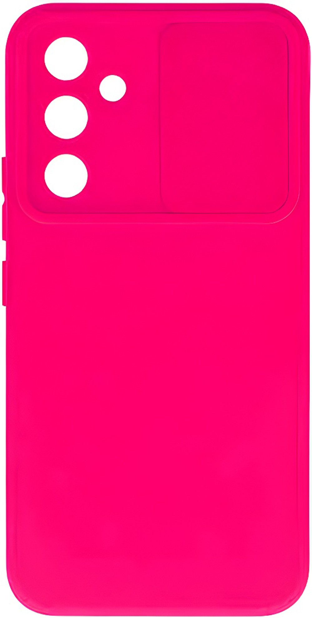 Forcell Samsung Galaxy S21 FE 5G Camshield Θήκη Σιλικόνης - Fuchsia