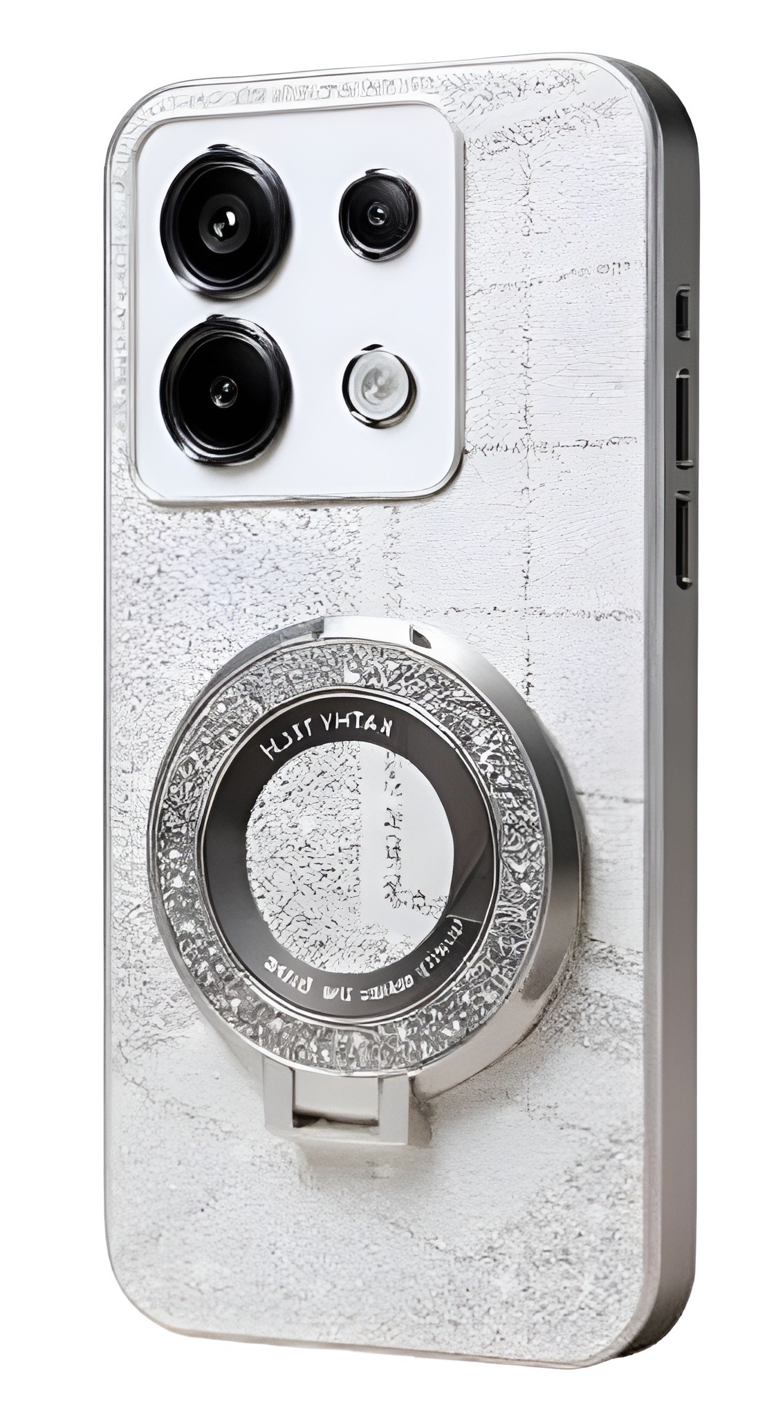 Forcell Xiaomi Redmi Note 13 Pro 4G/ Xiaomi Poco M6 Pro 4G Plated Gradient Glitter Θήκη Σιλικόνης - Silver