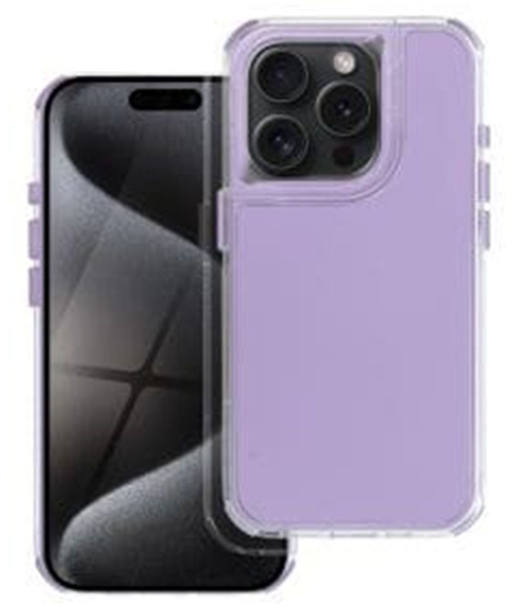Forcell iPhone 16 Pro Matrix Θήκη Σιλικόνης - Violet