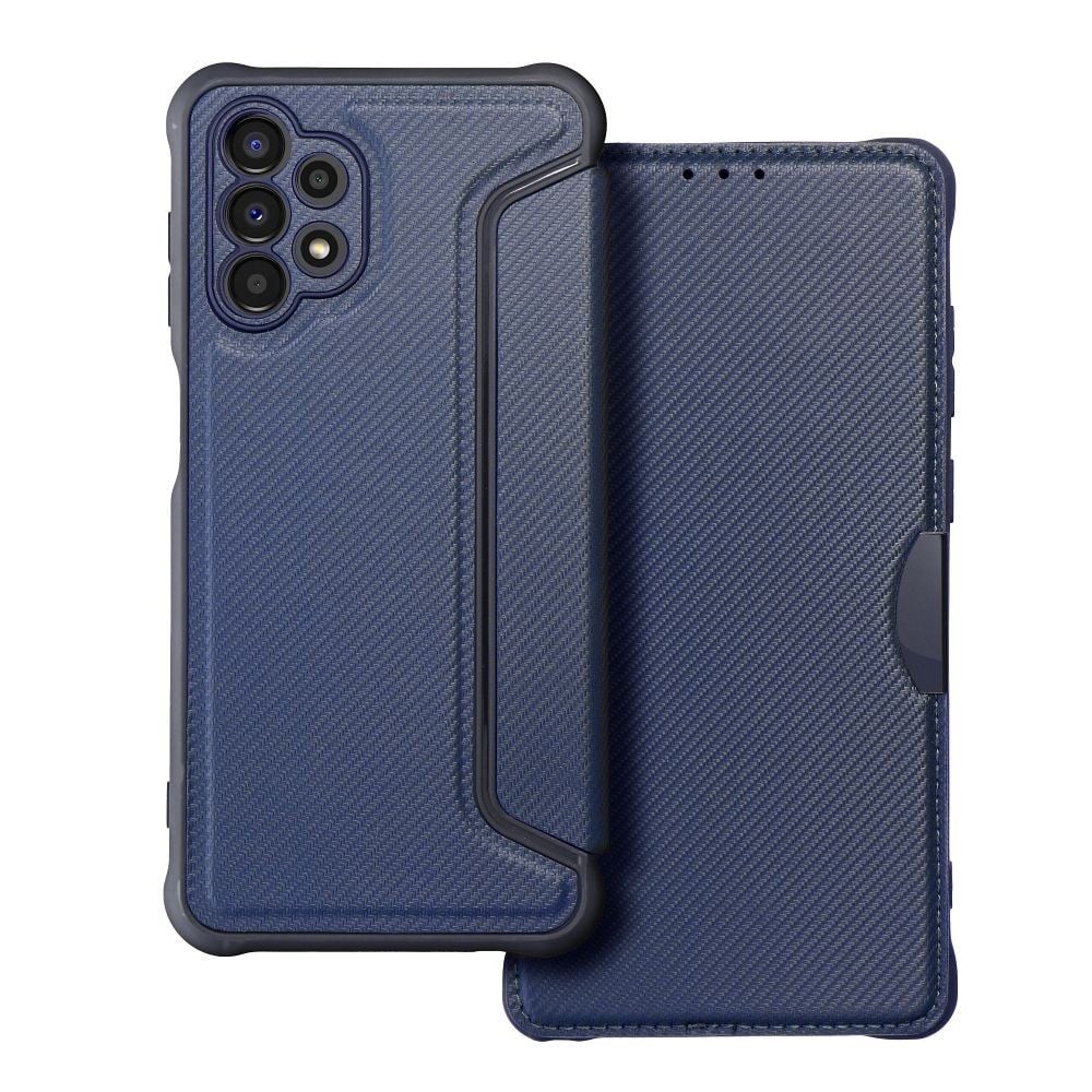 Tel1 Samsung Galaxy S23 5G Razor Carbon Θήκη Βιβλίο - Blue