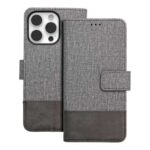 Tel1 iPhone 16 Pro Gomma Θήκη Βιβλίο - Grey