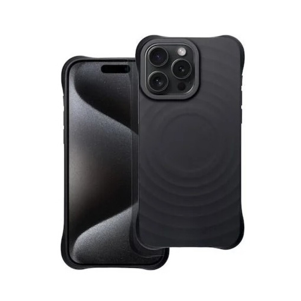 Forcell iPhone 16 Pro MagSafe Zephyr Θήκη Σιλικόνης - Black