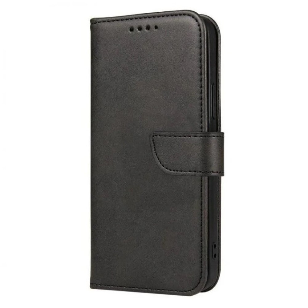 Tel1 iPhone 16 Smart Magnet Elegant Θήκη Βιβλίο - Black