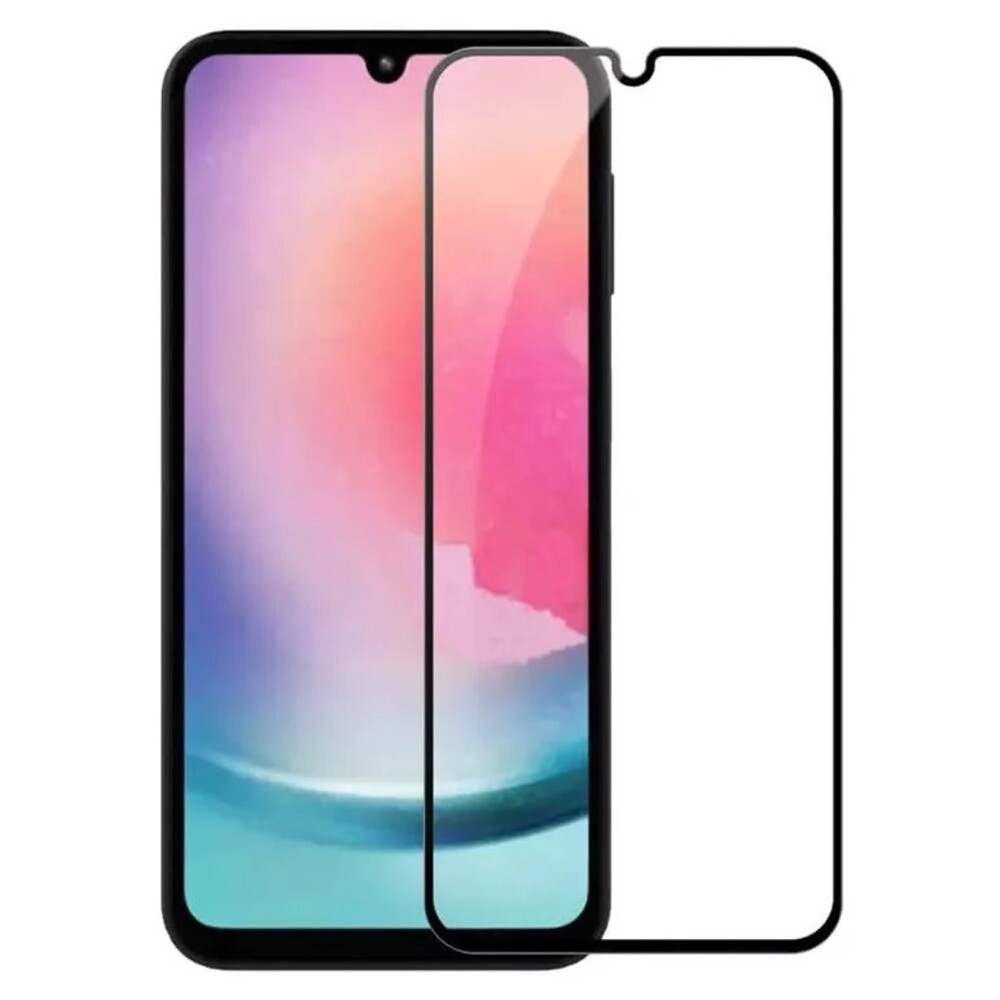 Samsung Galaxy A25 5G / A24 4G Προστατευτικό Τζαμάκι με Μαύρο Περίγραμμα OG Premium Full Face Tempered Glass Black