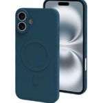 Forcell iPhone 16 Plus MagSafe Θήκη Σιλικόνης - Blue