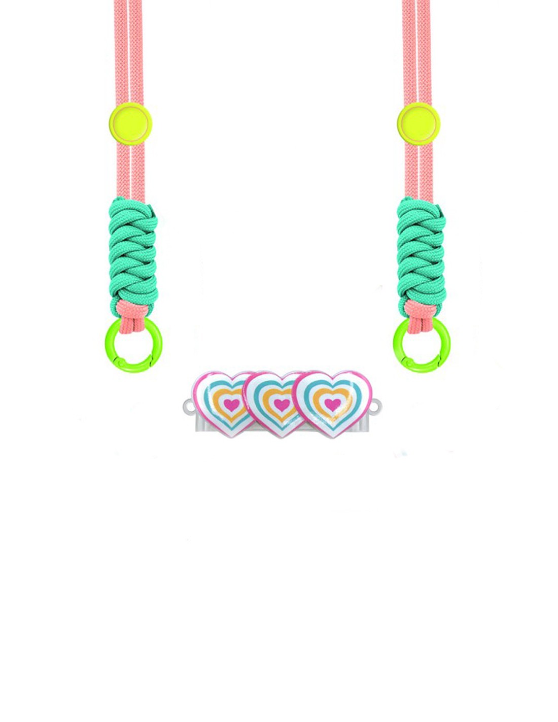 Universal Λουράκι Λαιμού για Smartphone Neck Strap With Back Clip Hearts