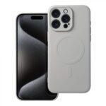 Forcell iPhone 15 Pro Max MagSafe Θήκη Σιλικόνης - Grey Titanium